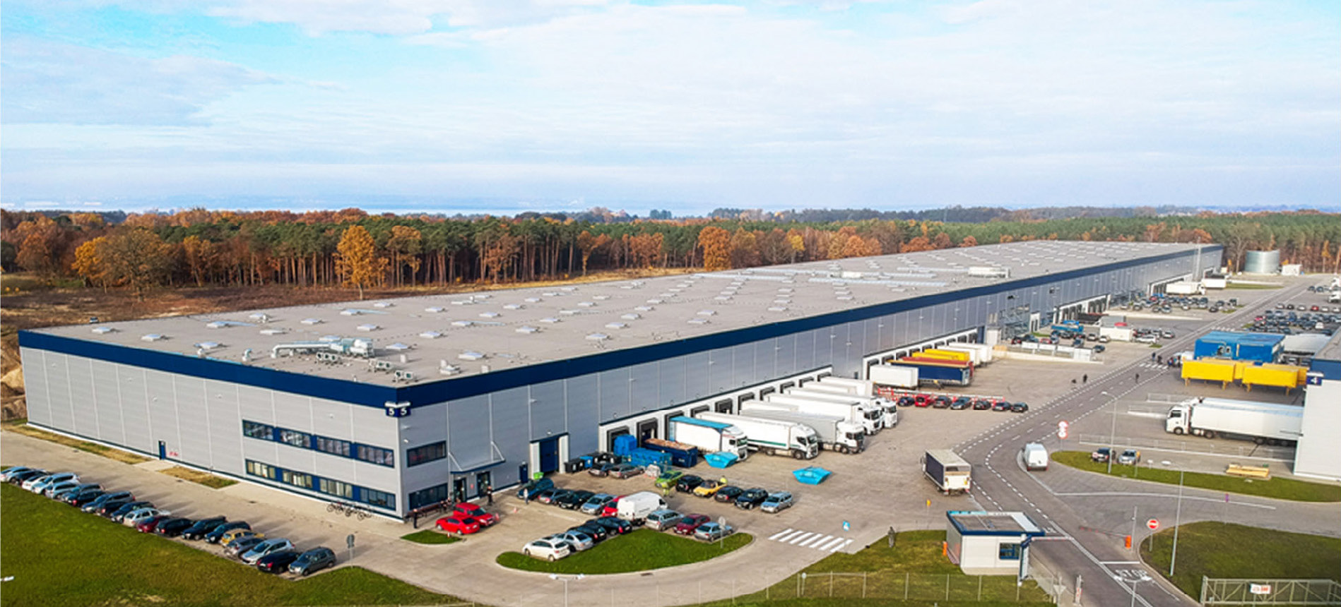 Bildunterschrift Das Autodoc Lager in Stettin, Polen, das ab dem Frühjahr 2020 rund 27.000 m2 Lagerfläche bereitstellen wird.