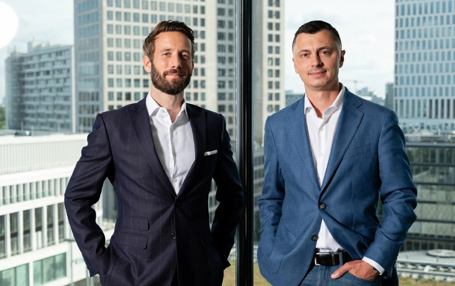 UTODOC Vorstand ab 01. Oktober 2023Lennart Schmidt (CFO, links) und Dmitry Zadorojnii (CEO, rechts)